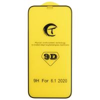 Захисне скло Full Glue 9D Tempered Glass для iPhone 12 / iPhone 12 Pro (6.1') Black