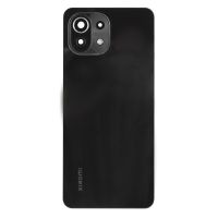 Задня частина корпусу Xiaomi Mi 11 Lite / Mi 11 Lite 5G Vinyl Black (з склом камери)
