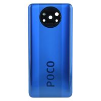 Задня частина корпусу Xiaomi Poco X3 / Poco X3 Pro Frost Blue (з склом камери)