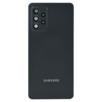 Задня частина корпусу Samsung Galaxy A72 SM-A725 Black (з склом камери)