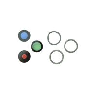 Скло камери iPhone 15 Pro (комплект 3шт) Natural Titanium