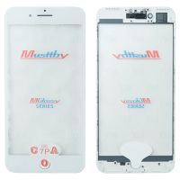 Скло дисплея Musttby для iPhone 7 Plus (5.5") для переклеювання з рамкою та OCA White