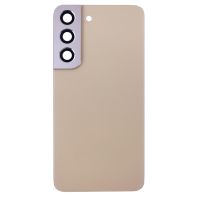 Задня частина корпусу Samsung Galaxy S22 5G SM-S901 Pink Gold (з склом камери)