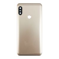 Задня частина корпусу Xiaomi Redmi Note 5 / Note 5 Pro Gold  (з склом камери)