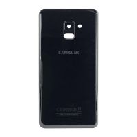 Задня частина корпусу Samsung Galaxy A8 Plus 2018 SM-A730 Black (з склом камери)