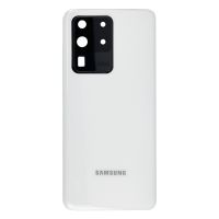 Задня частина корпусу Samsung Galaxy S20 Ultra SM-G988 White (з склом камери)