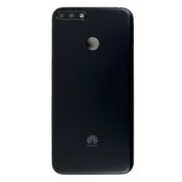 Задня частина корпусу Huawei Y6 2018 / Honor 7A Pro Black (з склом камери)