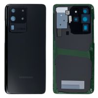 Задня частина корпусу Samsung Galaxy S20 Ultra SM-G988 Black (з склом камери) Original (PRC)