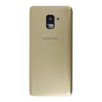 Задня частина корпусу Samsung Galaxy A8 Plus 2018 SM-A730 Gold (з склом камери)