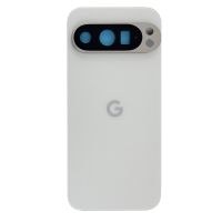 Задня частина корпусу Google Pixel 9 Pro Porcelain (з склом камери) Original (PRC)