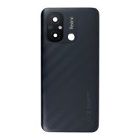 Задня частина корпусу Xiaomi Redmi 12C Graphite Gray (Black) (з склом камери) Original (PRC)