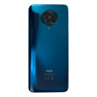 Задня частина корпусу Xiaomi Poco F2 Pro Frost Blue (з склом камери) Original (PRC)