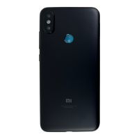 Задня частина корпусу Xiaomi Mi A2 / Mi 6X Black (з склом камери) Original (PRC)