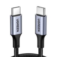 Кабель USB Type-C на Type-C UGREEN US316 USB-C Cable Aluminum Case with Braided 2m (Black) (UGR-70429)
