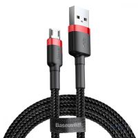 Кабель Micro USB Baseus Cafule Cable USB 1.5A 2m Red+Black