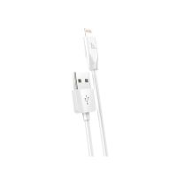 Кабель USB Lightning HOCO X1 2.4A, 2m, PVC, PVC connectors, White