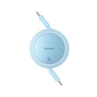 Кабель USB Type-C на Type-C Baseus Free2Pull Mini Charging Cable USB-C to USB-C 60W 1m Galaxy Blue