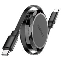 Кабель USB Type-C на Type-C ACEFAST C13-03 USB-C to USB-C dual retraction Black