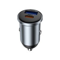 Автомобільний зарядний пристрій WIWU 35W Nano Lite A+C Fast Wi-CC030 Gray