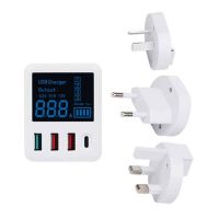 Зарядний пристрій RELIFE RL-312 (3xUSB+Type-C) 30W