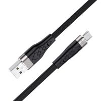 Кабель USB Type-C HOCO X53 3A, 1m, silicone, aluminum connectors, Black