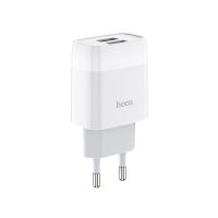 Зарядний пристрій HOCO C73A Glorious dual port charger 12W White