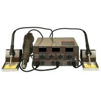 Термоповітряна паяльна станція 3 в 1 BAKU BA-603D+ (800W, фен 100-500°C і 2 паяльника 200-480°C)