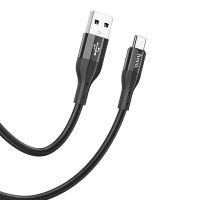 Кабель USB Type-C Hoco X72 Creator silicone Black