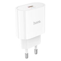 Зарядний пристрій з кабелем HOCO C94A Metro single port PD20W charger set (Type-C to Type-C) White