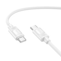 Кабель USB Type-C HOCO X122 Benefit silicone Type-C White