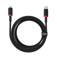 Кабель USB Type-C на Lightning Baseus Dura Series Fast Charging Cable 20W 2m Red+Black