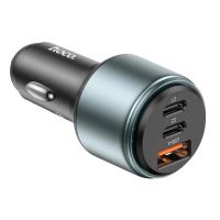Автомобільний зарядний пристрій HOCO NZ9 Galloper 95W three-port(2C1A) Black
