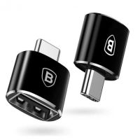 Адаптер OTG Baseus USB мама на Type-C тато Adapter Converter Black