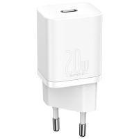 Зарядний пристрій Baseus Super Si Quick Charger 1C 20W EU White