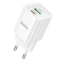 Зарядний пристрій HOCO C149A Charm PD30W+QC3.0 charger (EU) White