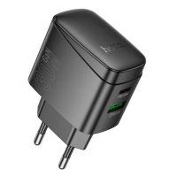Зарядний пристрій HOCO CS61A Bright PD30W+QC3.0 charger (EU) Black
