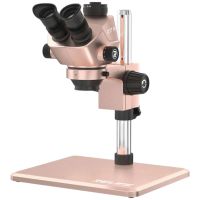 Мікроскоп тринокулярний RELIFE RL-M7T Pro-B11 (7x-50x/CTV 0,5x) Золотий