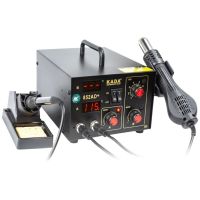 Термоповітряна паяльна станція 2 в 1 KADA 852AD+ (550W, фен 100-450°С, паяльник 200-480°С)