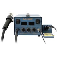 Термоповітряна паяльна станція 2 в 1 KAISI 998D+ (580W, фен 100-500°C, паяльник 200-480°C)