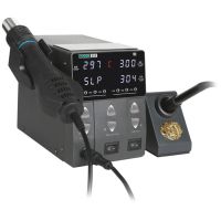 Термоповітряна паяльна станція 2 в 1 SUGON 202 (760W, фен 100-500°C, паяльник 200-500°C)