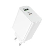 Зарядний пристрій BOROFONE BA106A Stellar PD20W+QC3.0 charger (EU) White