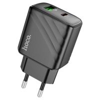 Зарядний пристрій HOCO CS23A Sunlight dual port PD30W+QC3.0 charger Black