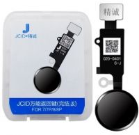 Шлейф з кнопкою HOME (JC 6th gen. 3D press) для iPhone 7 / 7 Plus / 8 / 8 Plus (4.7") Black