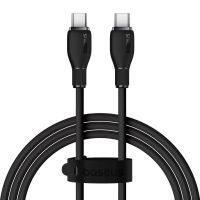 Кабель USB Type-C на Type-C Baseus Pudding Series Fast Charging Cable Type-C to Type-C 100W 1.2m Cluster Black