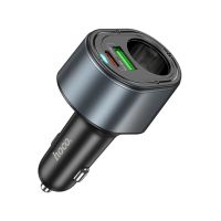 Автомобільний зарядний пристрій HOCO Z56 Friend PD35W+QC3.0 cigarette lighter Black