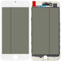 Скло дисплея IPhone 7 Plus (5.5") для переклеювання з рамкою та OCA + полярик White