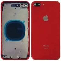 Корпус iPhone 8 Plus (з кнопками та SIM-лотком) Red Copy