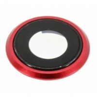 Скло камери iPhone 8 / SE 2020 (з обідком) Red