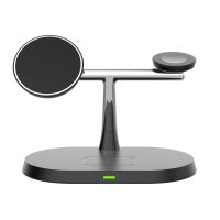 Бездротовий мультизарядний пристрій NN Z-10 black 15W ( 3 in 1)
