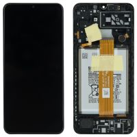 Дисплей Samsung Galaxy A04S SM-A047 OR with frame Black OR (з АКБ) (Знятий з телефону)
